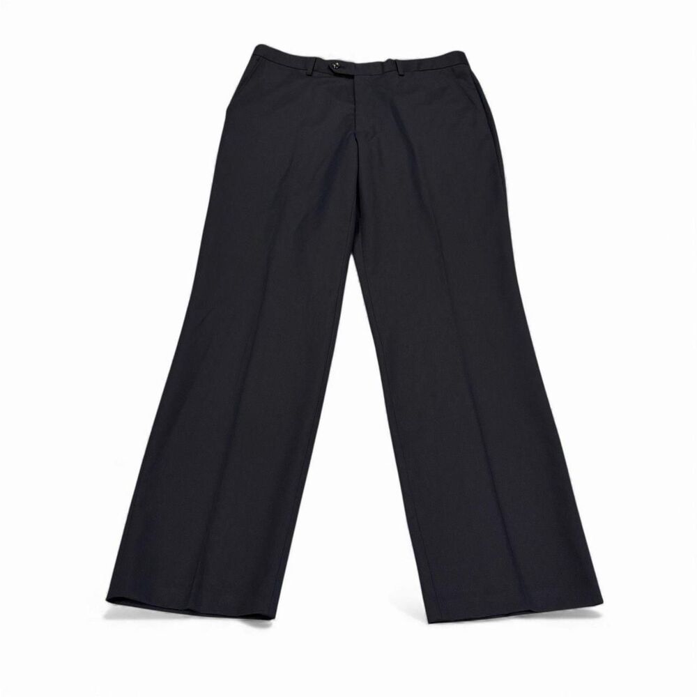 Jos. A. Bank Slacks Pants Men's 34x32 Navy Blue Dress Tailored Fit Classic
